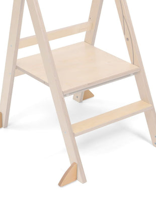 Naturel Step’n Fold keukentoren met steunpoten in zijaanzicht