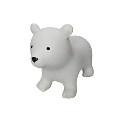 My First Jumpy grijze beer, springdier voor peuters en kleuters, veilig speelgoed voor binnen en buiten spelen.