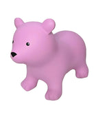 My First Jumpy roze beer, springdier voor peuters en kleuters, veilig speelgoed voor binnen en buiten spelen.