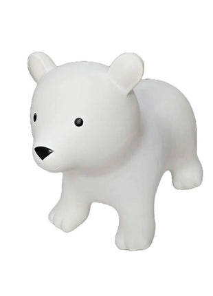 My First Jumpy witte beer, springdier voor peuters en kleuters, veilig speelgoed voor binnen en buiten spelen.