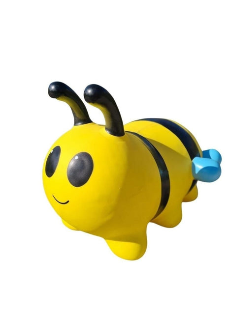 My First Jumpy gele bij, springdier voor peuters en kleuters, veilig speelgoed voor binnen en buiten spelen.