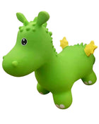 My First Jumpy groene draak, springdier voor peuters en kleuters, veilig speelgoed voor binnen en buiten spelen.