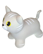 My First Jumpy grijze kat, springdier voor peuters en kleuters, veilig speelgoed voor binnen en buiten spelen.