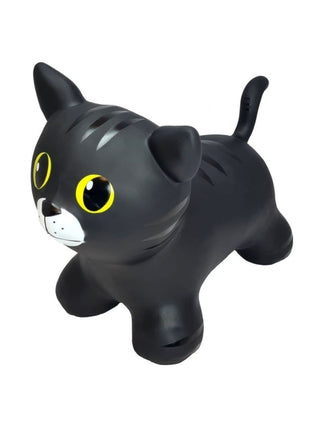 My First Jumpy zwarte kat, springdier voor peuters en kleuters, veilig speelgoed voor binnen en buiten spelen.