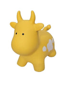 My First Jumpy gele koe, springdier voor peuters en kleuters, veilig speelgoed voor binnen en buiten spelen.