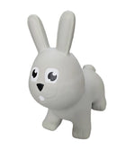 My First Jumpy grijs konijn, springdier voor peuters en kleuters, veilig speelgoed voor binnen en buiten spelen.