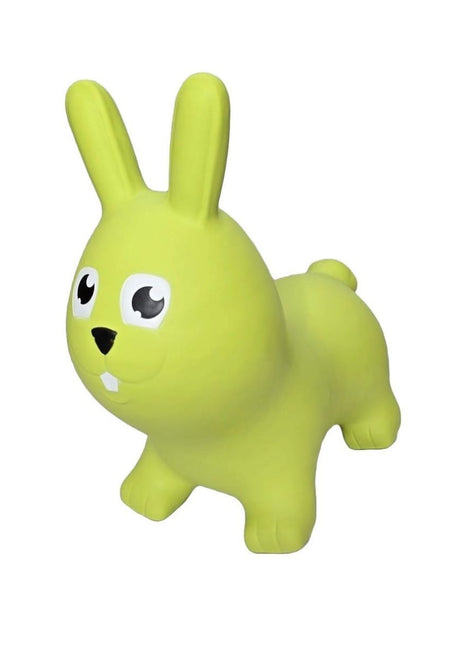 My First Jumpy groen konijn, springdier voor peuters en kleuters, veilig speelgoed voor binnen en buiten spelen.