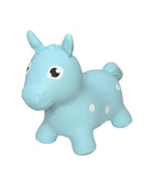 My First Jumpy blauw paard, springdier voor peuters en kleuters, veilig speelgoed voor binnen en buiten spelen.