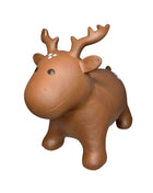 My First Jumpy bruin rendier, springdier voor peuters en kleuters, veilig speelgoed voor binnen en buiten spelen.