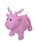 My First Jumpy roze rendier, springdier voor peuters en kleuters, veilig speelgoed voor binnen en buiten spelen.