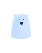 Rabbit & Friends Nachtlampje Kleine Beer blauw op witte achtergrond.