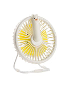 Rabbit & Friends Ventilator met Nachtlicht wit op witte achtergrond.