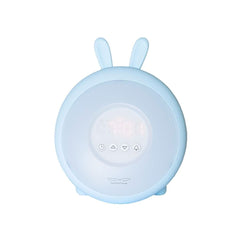 Rabbit and Friends Wekkerlamp met Oortjes gefotografeerd recht van voren op witte achtergrond.