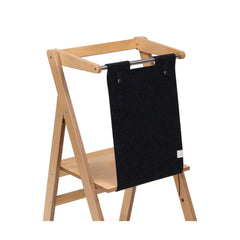 STEP’n’FOLD keukentoren met zwart veiligheidsnet gemonteerd aan voorzijde, productopstelling